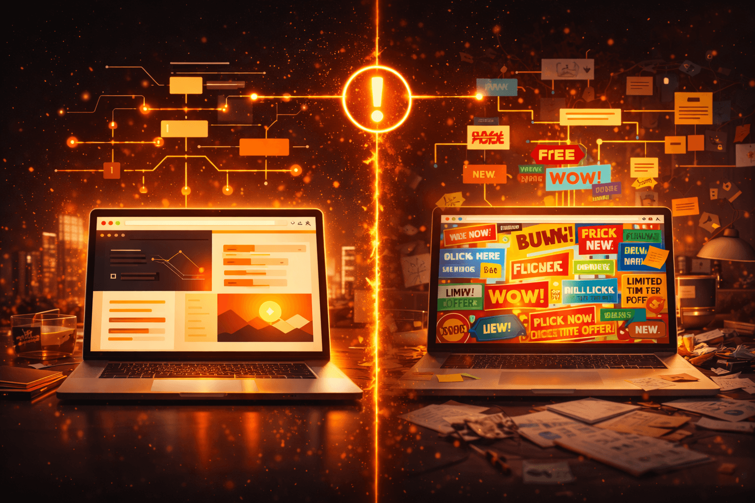 Pourquoi la plupart des sites web échouent sur la hiérarchie, pas sur l'esthétique