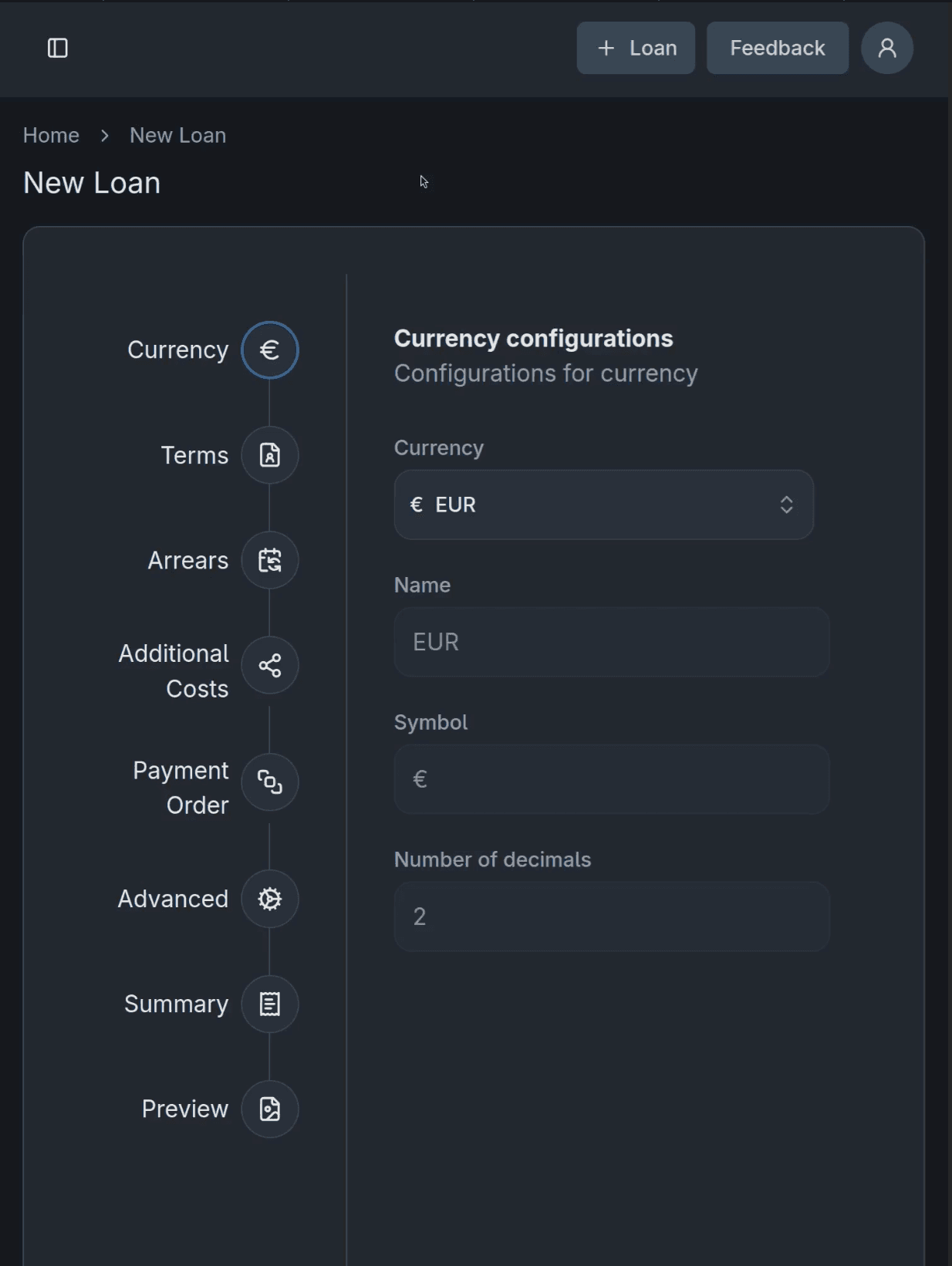 Highly Configurable Loans