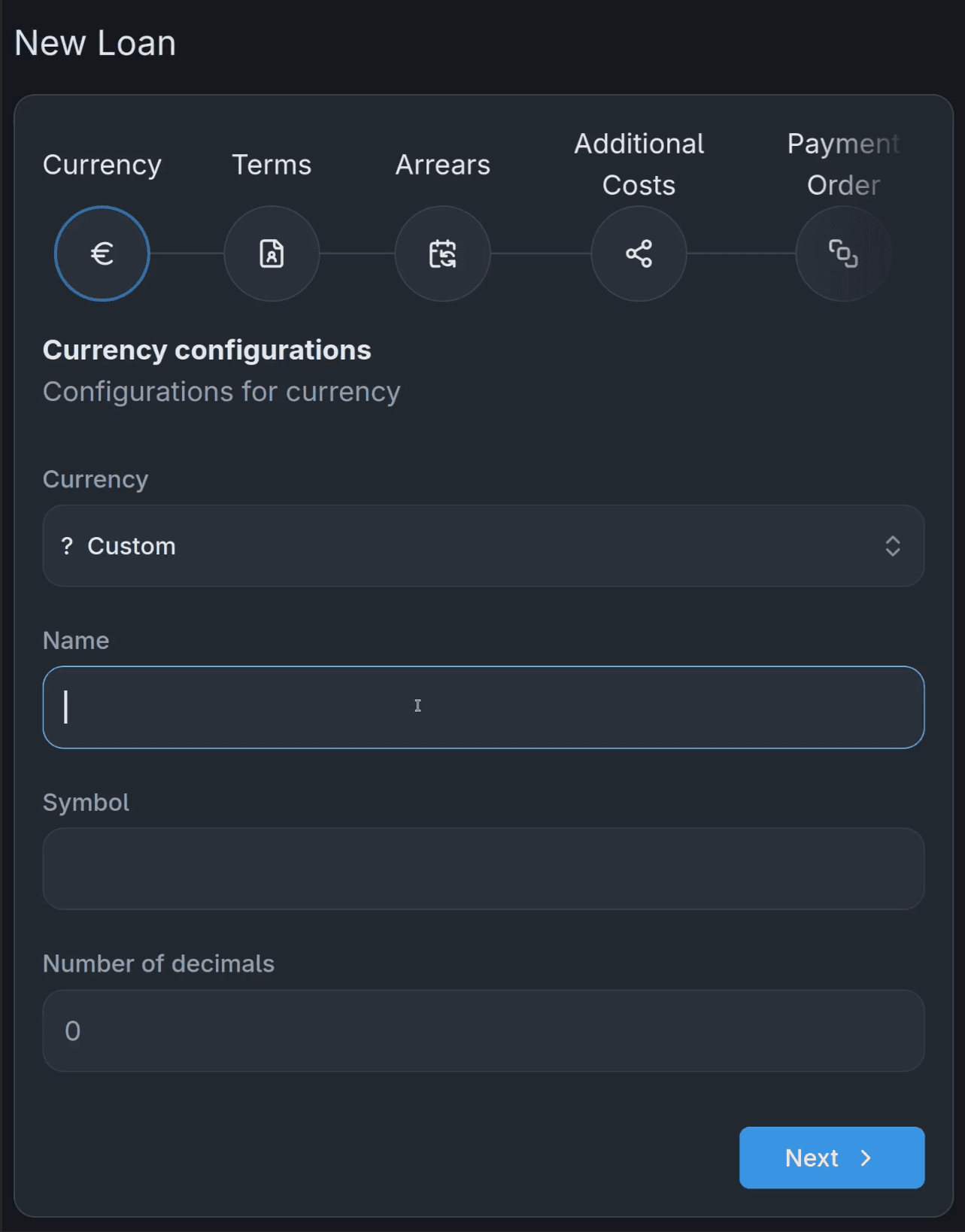 High-Precision Currency Configuration