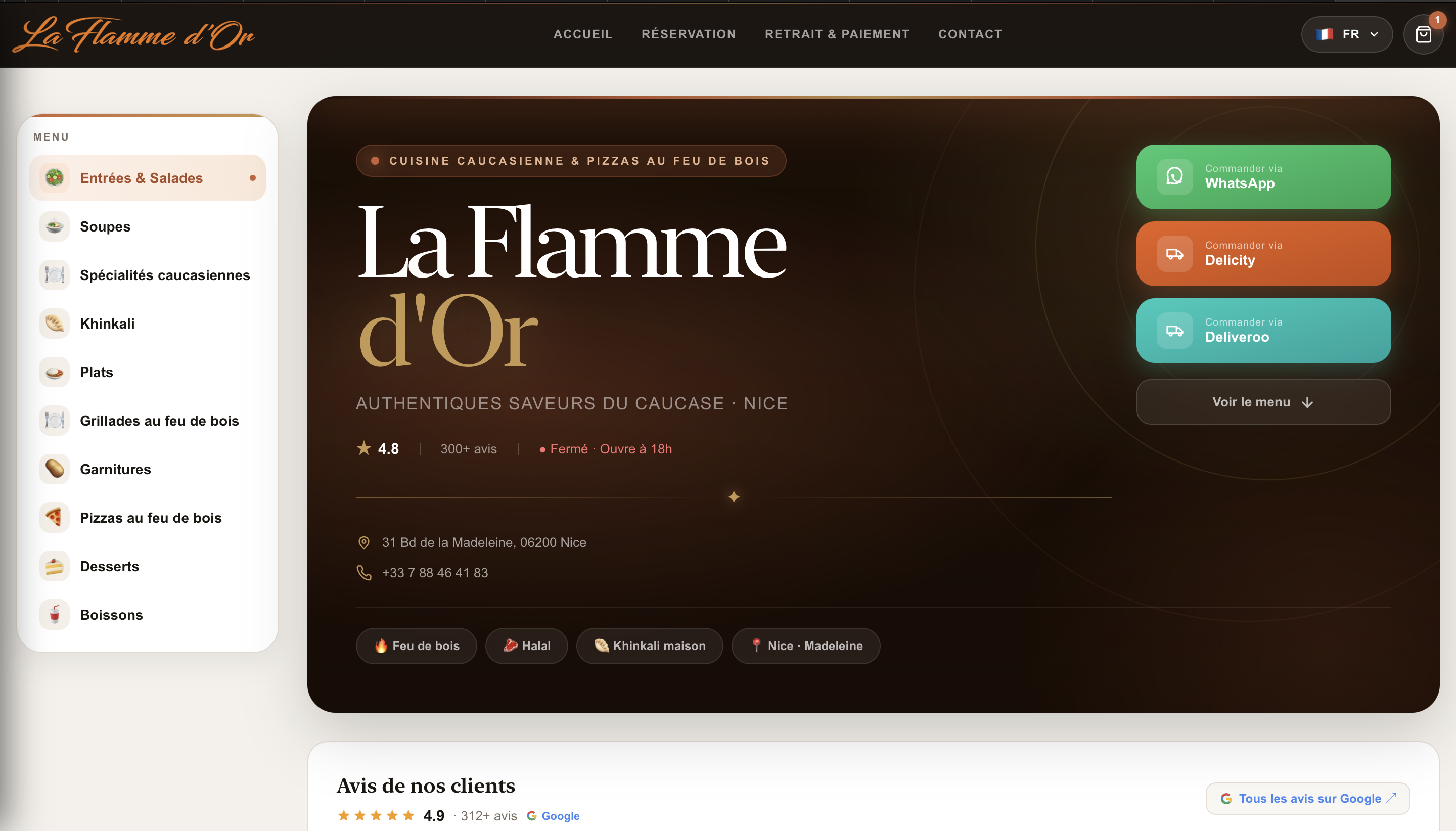 La Flamme d'Or — cover